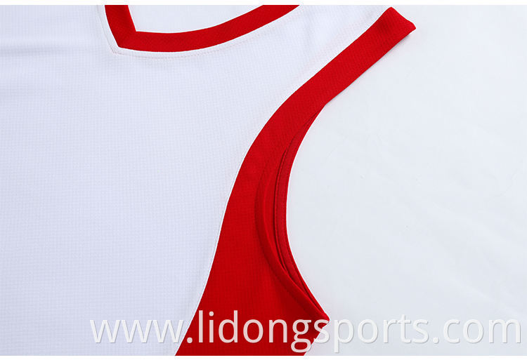 Wholesale Custom Youth Basketball Jerseys Set Sublimated Uniforms Sport Vest On Sale